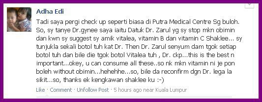 Image result for testimoni vitamin hamil shaklee ( b complex & vitalea)