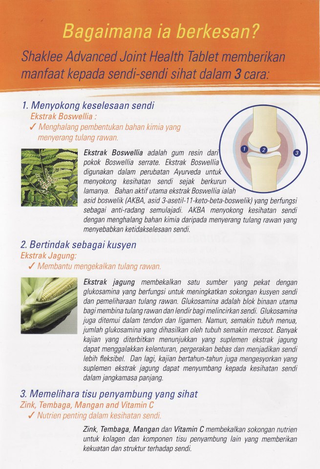 JHT6 Hilangkan Sakit Sendi Anda dengan Advanced Joint Health Tablet