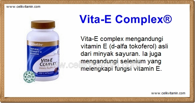 Vita E Complex Shaklee Celikvitamin