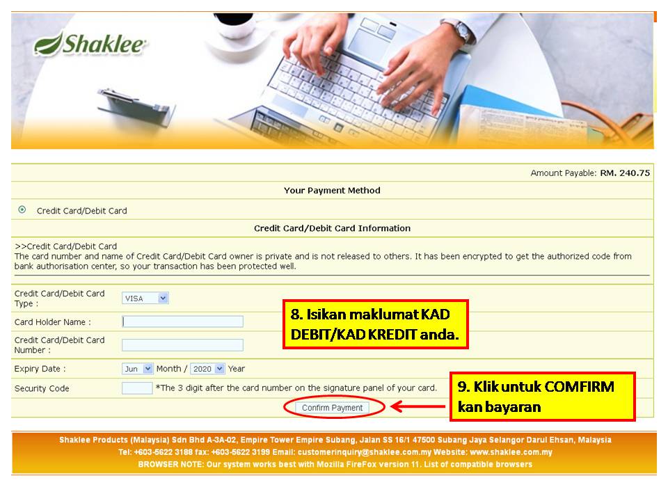 5 Panduan MUDAH Untuk Pelanggan Membuat Pembelian Produk Shaklee Secara Online