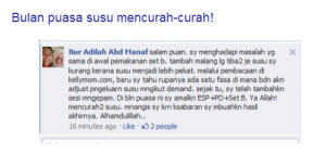 Testimonial Susu Ibu